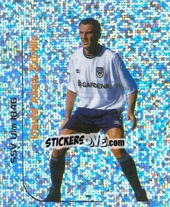 Sticker David Allen Zdrillic (Glitzer) - German Football Bundesliga 1999-2000 - Panini