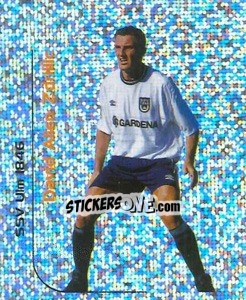 Cromo David Allen Zdrillic (Glitzer) - German Football Bundesliga 1999-2000 - Panini