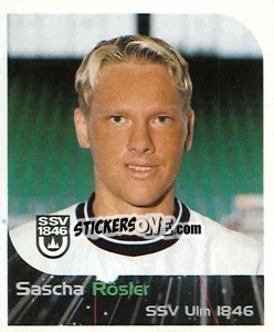 Sticker Sascha Rösler - German Football Bundesliga 1999-2000 - Panini