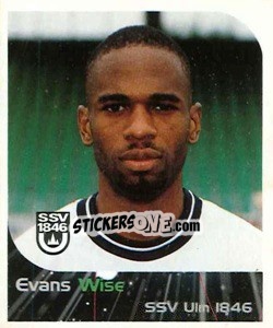 Cromo Evans Wise - German Football Bundesliga 1999-2000 - Panini