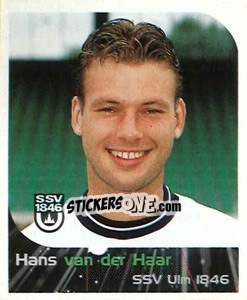 Sticker Hans van der Haar - German Football Bundesliga 1999-2000 - Panini
