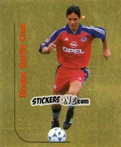 Cromo Roque Santa Cruz - German Football Bundesliga 1999-2000 - Panini