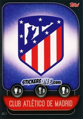Sticker Badge/Club Info - UEFA Champions League 2019-2020. Match Attax. Spain/Portugal n. ATL1 - Topps