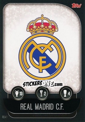 Sticker Badge/Club Info - UEFA Champions League 2019-2020. Match Attax. Spain/Portugal - Topps