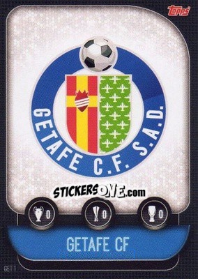 Sticker Badge/Club Info - UEFA Champions League 2019-2020. Match Attax. Spain/Portugal n. GET1 - Topps