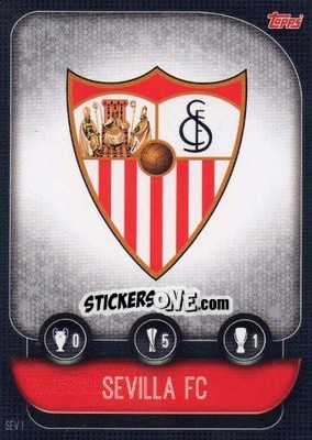 Sticker Badge/Club Info - UEFA Champions League 2019-2020. Match Attax. Spain/Portugal n. SEV1 - Topps