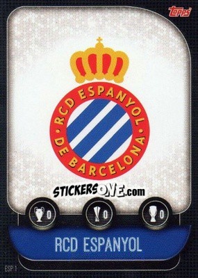 Sticker Badge/Club Info - UEFA Champions League 2019-2020. Match Attax. Spain/Portugal n. ESP1 - Topps