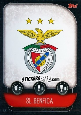 Sticker Badge/Club Info - UEFA Champions League 2019-2020. Match Attax. Spain/Portugal n. BEN1 - Topps
