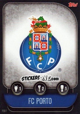 Sticker Badge/Club Info - UEFA Champions League 2019-2020. Match Attax. Spain/Portugal - Topps