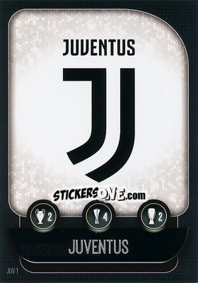 Sticker Badge/Club Info - UEFA Champions League 2019-2020. Match Attax. Spain/Portugal n. JUV1 - Topps