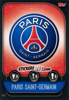 Sticker Badge/Club Info - UEFA Champions League 2019-2020. Match Attax. Spain/Portugal n. PSG1 - Topps