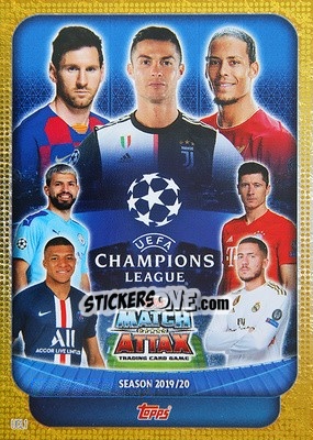 Cromo Invincible - - UEFA Champions League 2019-2020. Match Attax. Spain/Portugal n. UCL1 - Topps