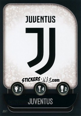 Sticker Team badge - UEFA Champions League 2019-2020. Match Attax. Italy n. JUV1 - Topps