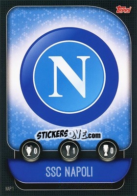 Cromo Team badge - UEFA Champions League 2019-2020. Match Attax. Italy n. NAP1 - Topps