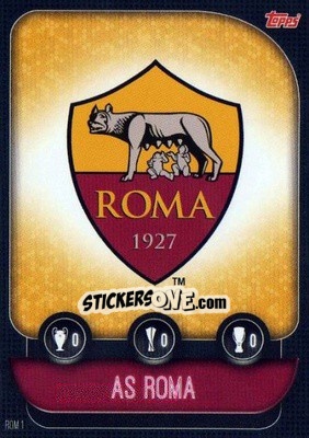 Sticker Team badge - UEFA Champions League 2019-2020. Match Attax. Italy n. ROM1 - Topps