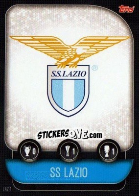 Sticker Team badge - UEFA Champions League 2019-2020. Match Attax. Italy n. LAZ1 - Topps