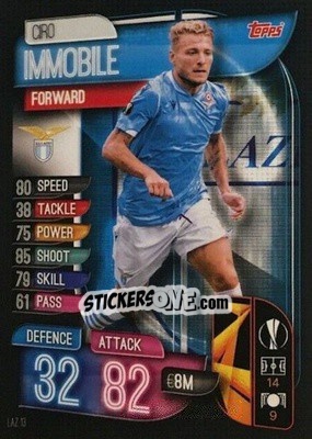 Sticker Ciro Immobile - UEFA Champions League 2019-2020. Match Attax. Italy n. LAZ13 - Topps