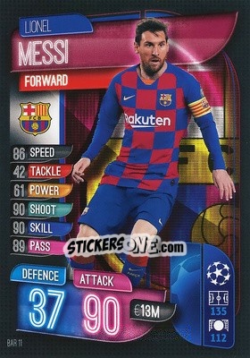 Cromo Lionel Messi