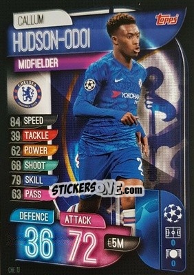 Cromo Callum Hudson-Odoi - UEFA Champions League 2019-2020. Match Attax. Italy - Topps