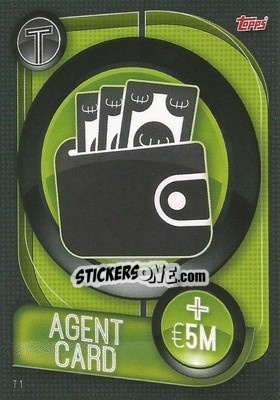 Sticker Agent Card - UEFA Champions League 2019-2020. Match Attax. Italy - Topps