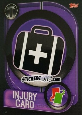 Sticker Injury Card - UEFA Champions League 2019-2020. Match Attax. Italy n. T4 - Topps