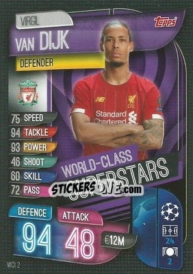 Sticker Virgil van Dijk