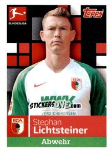 Sticker Stephan Lichtsteiner - German Football Bundesliga 2019-2020 n. 6 - Topps