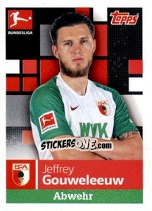 Sticker Jeffrey Gouweleeuw - German Football Bundesliga 2019-2020 n. 7 - Topps