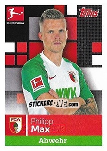 Cromo Philipp Max - German Football Bundesliga 2019-2020 - Topps