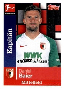 Sticker Daniel Baier - German Football Bundesliga 2019-2020 - Topps