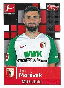 Sticker Jan Morávek - German Football Bundesliga 2019-2020 - Topps