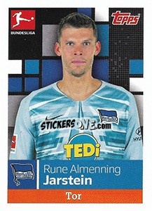 Cromo Rune Almenning Jarstein - German Football Bundesliga 2019-2020 - Topps