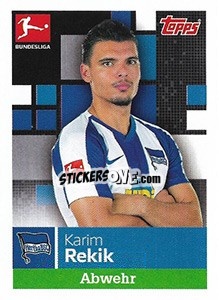 Sticker Karim Rekik - German Football Bundesliga 2019-2020 - Topps