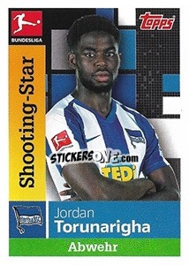 Sticker Jordan Torunarigha - German Football Bundesliga 2019-2020 n. 24 - Topps