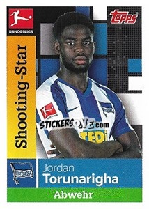 Cromo Jordan Torunarigha - German Football Bundesliga 2019-2020 - Topps