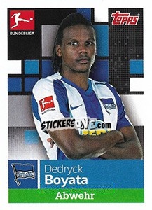 Sticker Dedryck Boyata - German Football Bundesliga 2019-2020 - Topps