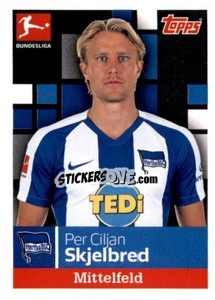 Sticker Per Ciljan Skjelbred - German Football Bundesliga 2019-2020 n. 27 - Topps