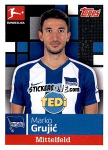 Sticker Marko Grujic - German Football Bundesliga 2019-2020 n. 28 - Topps