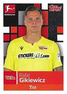 Cromo Rafal Gikiewicz - German Football Bundesliga 2019-2020 - Topps