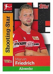 Sticker Marvin Friedrich - German Football Bundesliga 2019-2020 - Topps