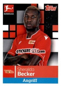 Sticker Sheraldo Becker - German Football Bundesliga 2019-2020 - Topps