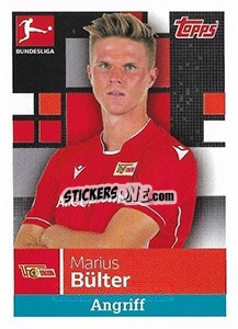 Cromo Marius Bülter - German Football Bundesliga 2019-2020 - Topps