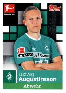 Sticker Ludwig Augustinsson - German Football Bundesliga 2019-2020 n. 54 - Topps