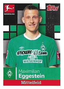 Sticker Maximilian Eggestein - German Football Bundesliga 2019-2020 - Topps