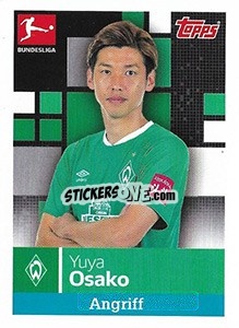 Cromo Yuya Osako - German Football Bundesliga 2019-2020 - Topps