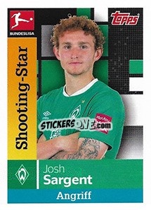 Sticker Josh Sargent - German Football Bundesliga 2019-2020 - Topps