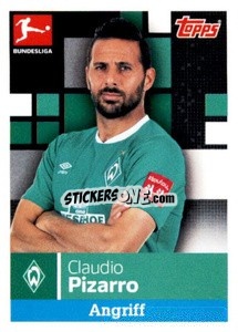 Sticker Claudio Pizarro - German Football Bundesliga 2019-2020 - Topps