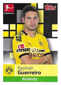 Sticker Raphael Guerreiro - German Football Bundesliga 2019-2020 n. 69 - Topps