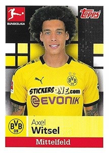 Sticker Axel Witsel - German Football Bundesliga 2019-2020 n. 70 - Topps