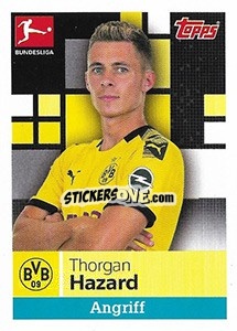 Sticker Thorgan Hazard - German Football Bundesliga 2019-2020 n. 77 - Topps